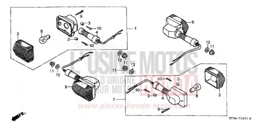 CLIGNOTANT (2) CB500SX de 1999